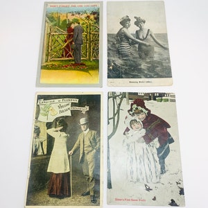 1909-10 Stare pocztówki, niektóre wysłane