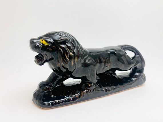 1950's Redware Pottery Lion - Etsy Canada