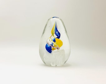 ヴィンテージガラス卵ペーパーウェイト - Etsy 日本