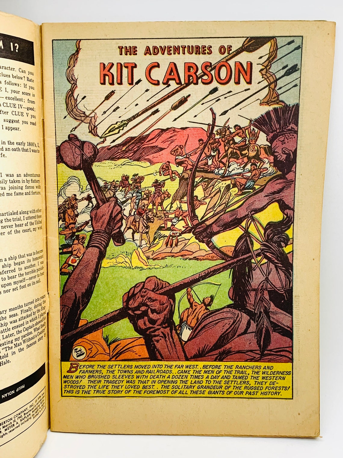 1953 The Adventures of Kit Carson No.112 Classics Illustrated | Etsy