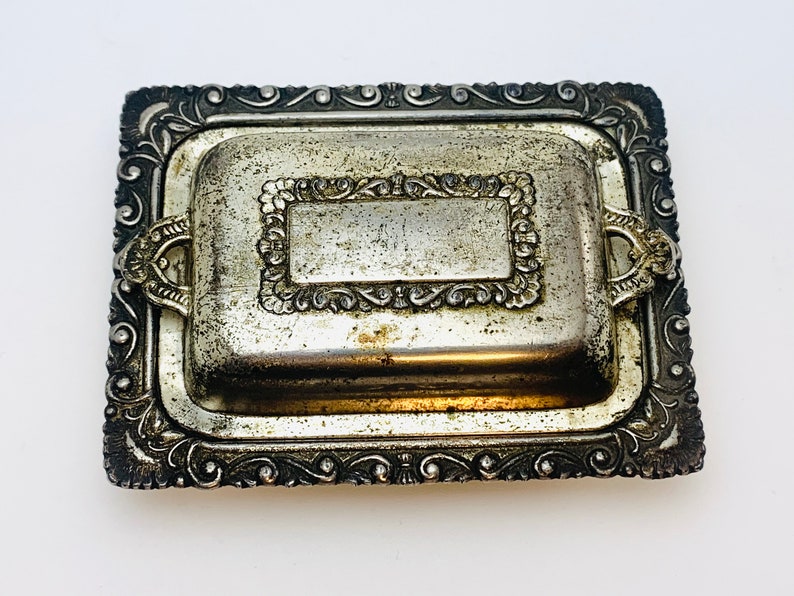 1940s Occupied Japan Small Silver Plate Butter Dish - Etsy
