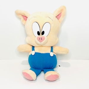 Vintage Tiny Toon Adventures Hamton J. Pig 14" Felpa