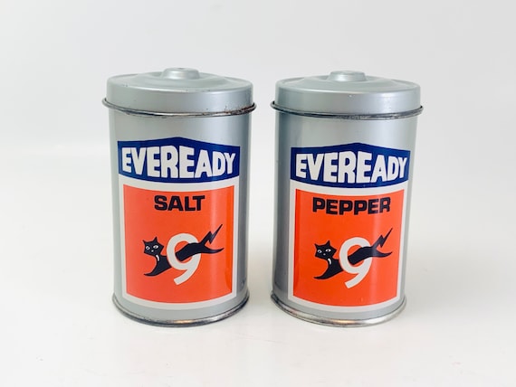 Battery Salt & Pepper Shakers