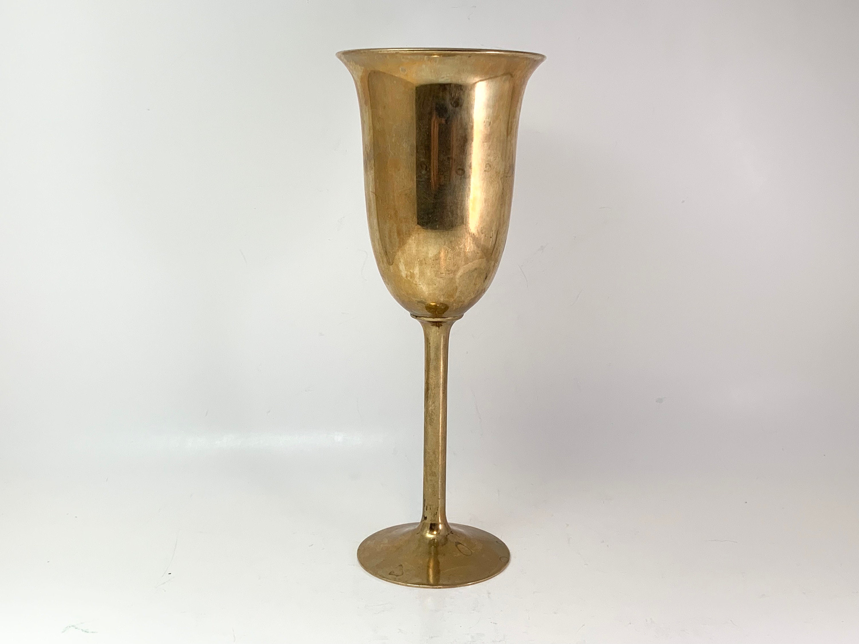 Vintage Brass Goblet
