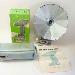 Vintage All-Mite BC Flash Unit With Slanting Shoemount
