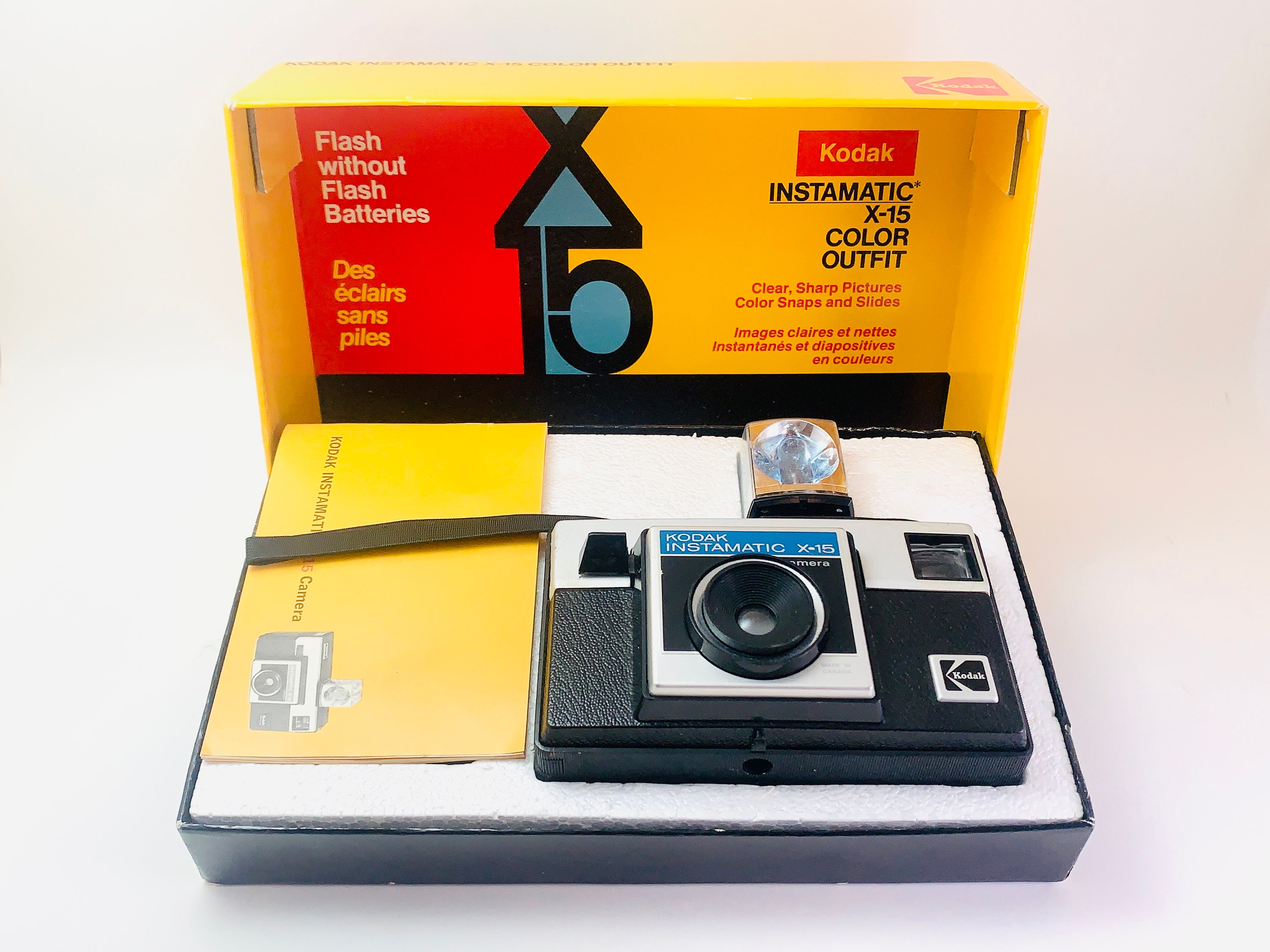 1970s Kodak Instamatic X-15 Film Camera IOB - Etsy