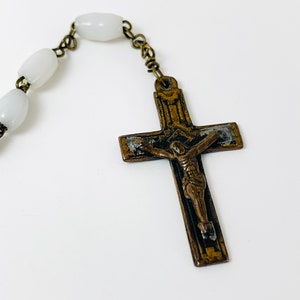 Vintage Copper and Glass Beaded Rosary