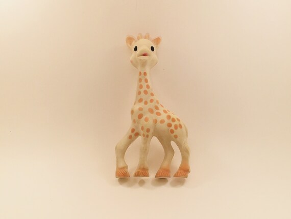 giraffe rubber toy