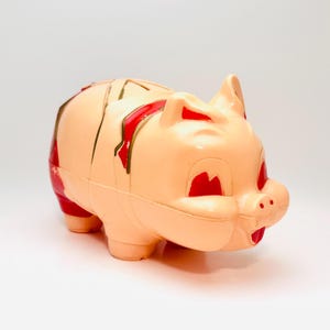 1950’s Reliable Pink Plastic Piggy Bank