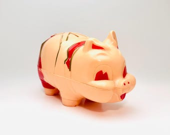 1950’s Reliable Pink Plastic Piggy Bank