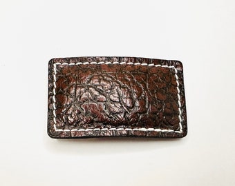 Vintage Leather Belt Buckle