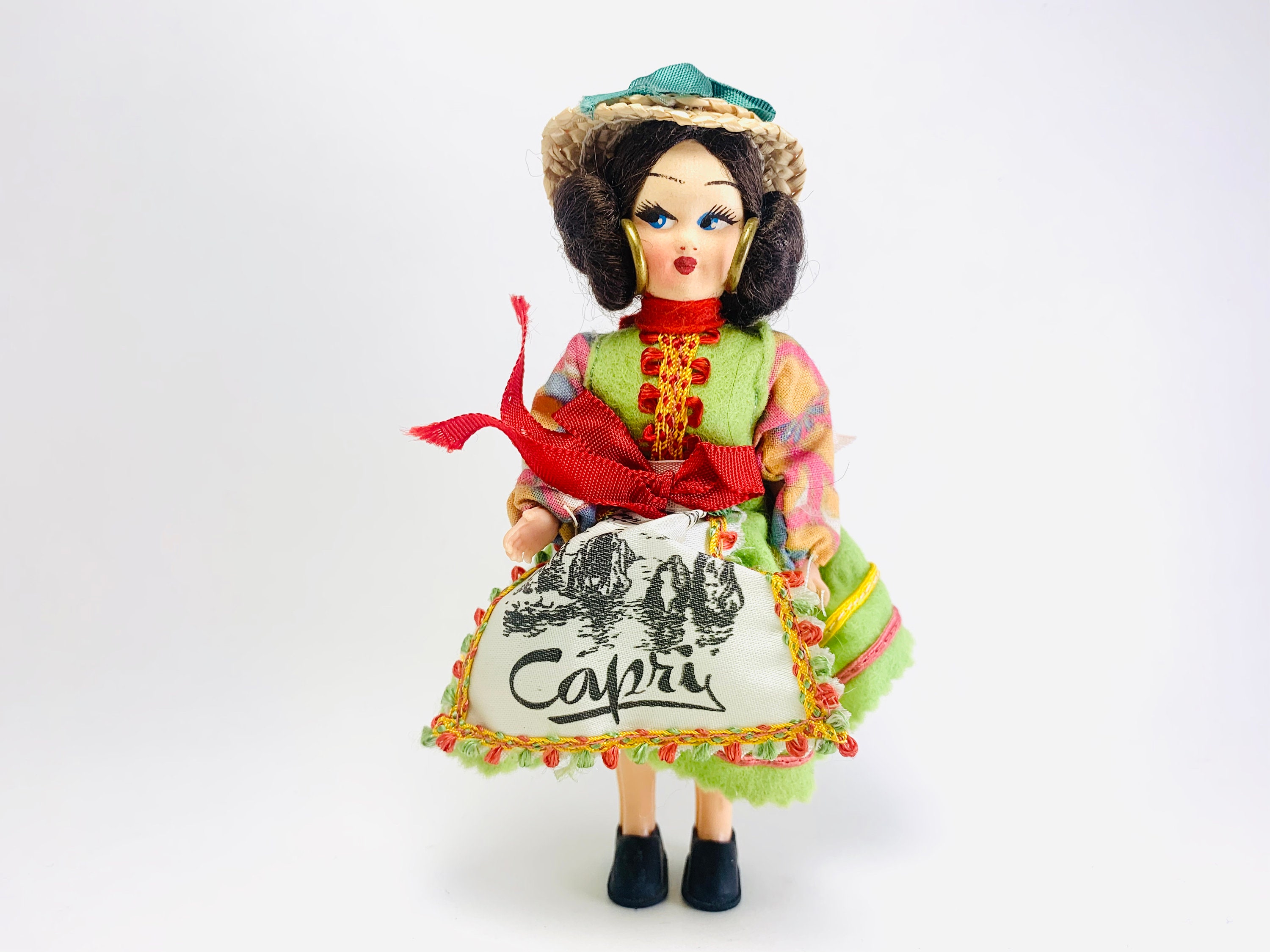 Vintage Capri Italy Souvenir Doll Etsy