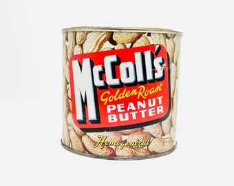 Vintage McColl’s Peanut Butter Tin with Hubert The Goober