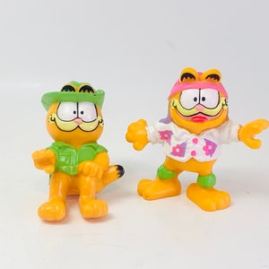 2 1980’s Garfield McDonalds Happymeal Toys
