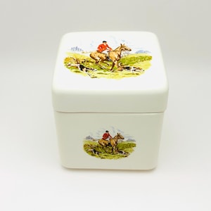 Vintage Twining & Co Ltd Porcelain Tea Caddy