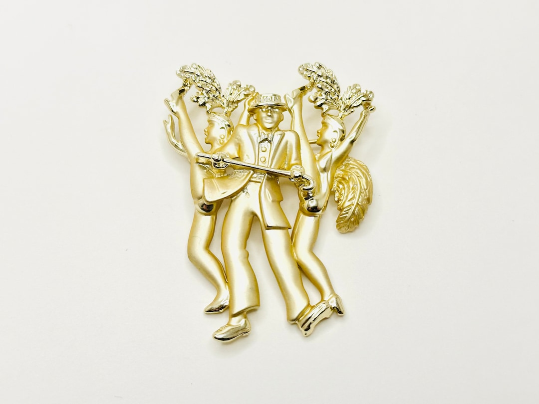 lady mardi gras brooch