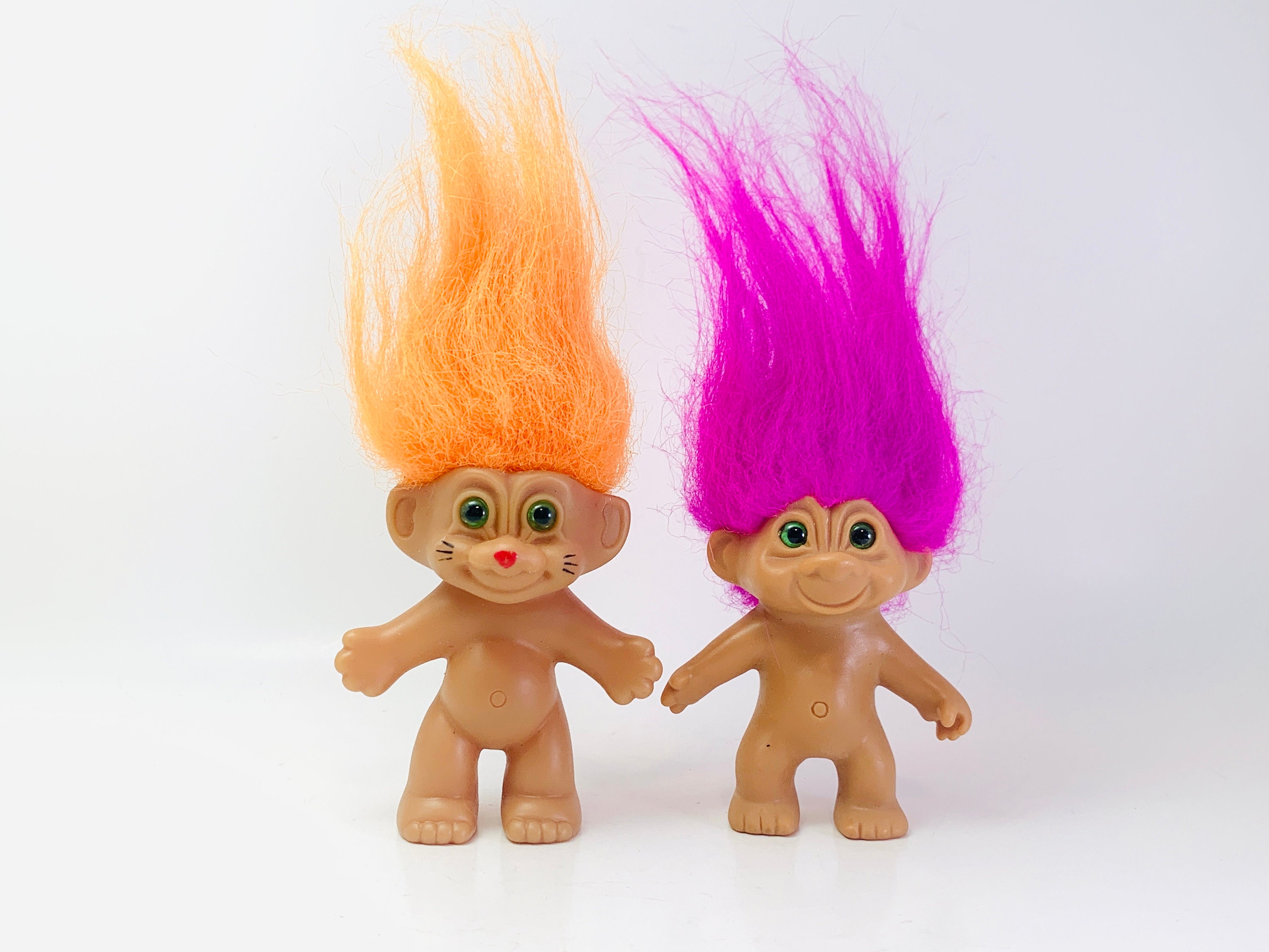 2 Vintage Troll Dolls -  Hong Kong