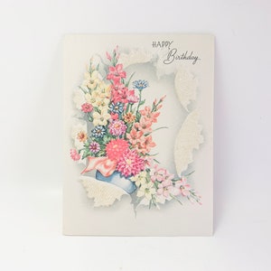 Carte de voeux royale vintage « Joyeux anniversaire »
