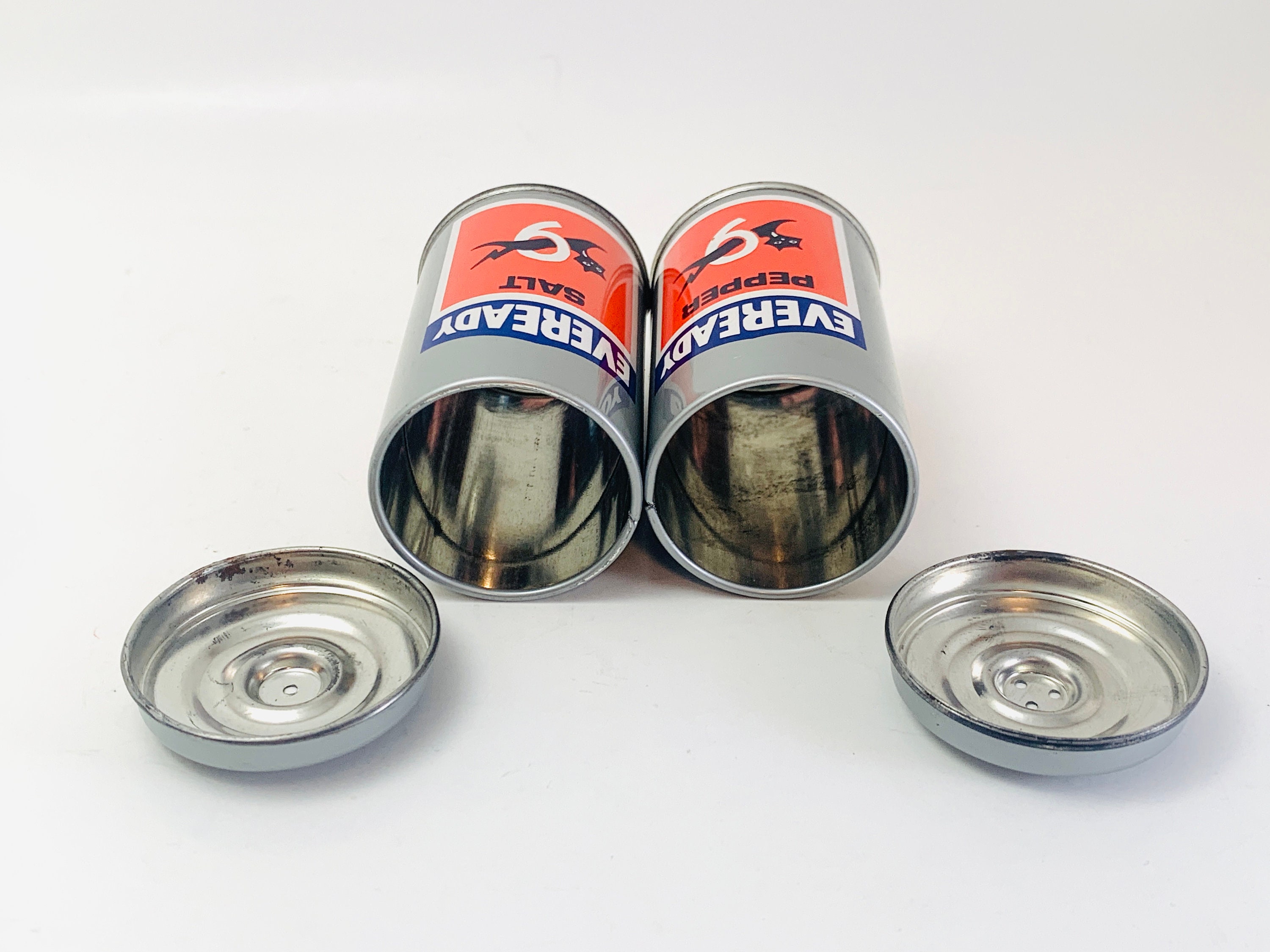 Vintage Eveready Battery Salt and Pepper Shakers -  Denmark