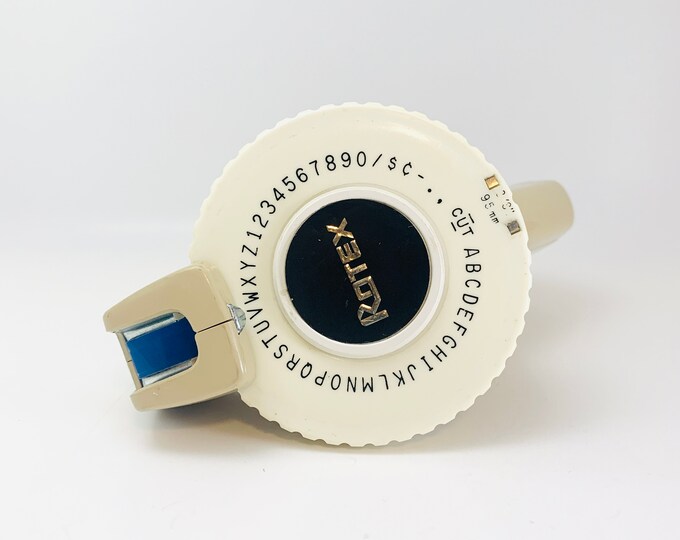 Vintage Rotex Label Maker Etsy