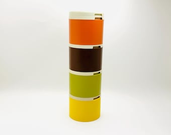 1970’s Vintage Tupperware Stacking Spice Containers - loose fitting