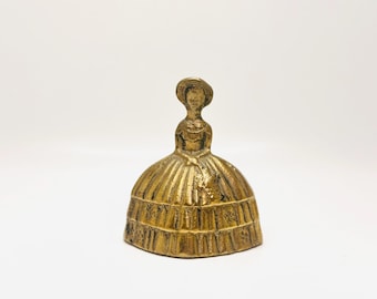 Vintage Brass Lady Bell