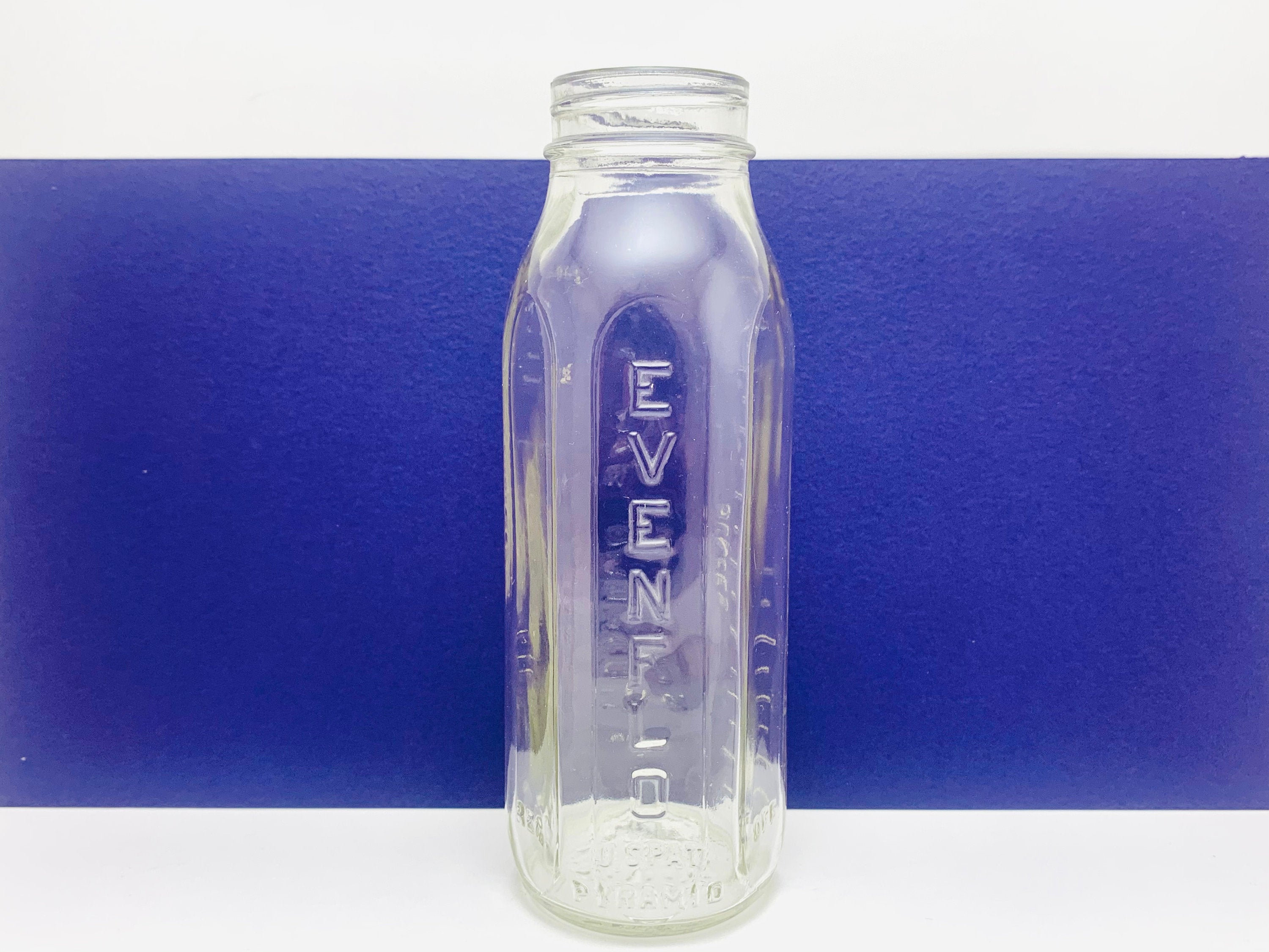 Vintage Evenflo 8 Oz Glass Baby Bottle Etsy