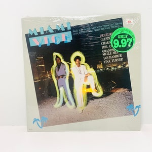 1985 Miami Vice Soundtrack, Don Johnson, Phil Collins, Tina Turner, In The Air Tonight, Série TV, LP, Vinyle, Disque, Album