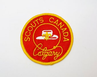 Vintage Scouts Canada Calgary Embroidered Patch