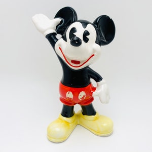 Vintage Mickey Mouse Porcelain Figurine