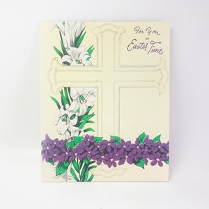Vintage ‘Für Dich Zu Ostern’ Carlton Grußkarte
