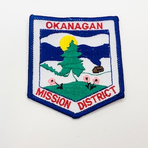 British Columbia Okanagan Mission District Embroidered Patch