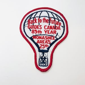 Girl Guides 85th Year Monashee Area Embroidered Patch