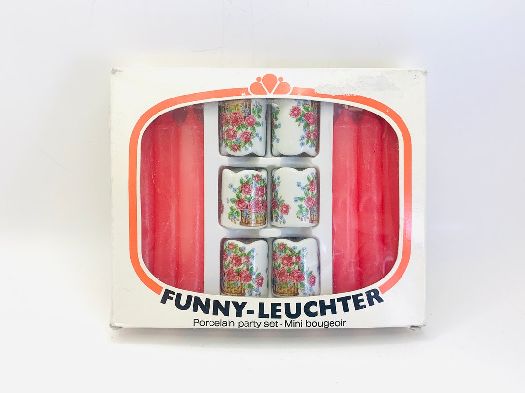 Vintage W. Germany Funnyleuchter Porcelain Party Candle Set Etsy