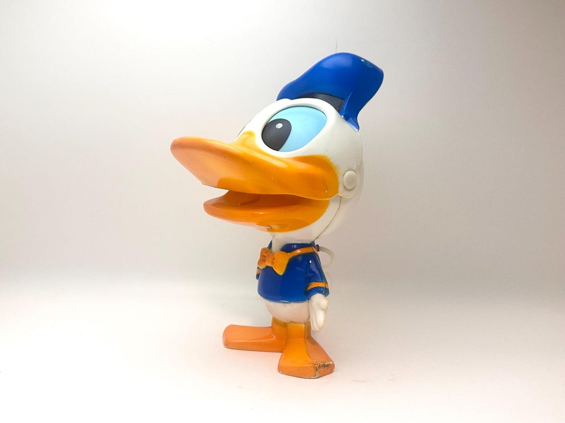 Pull String Duck 1976 Donald Duck Talking Pull String Toy - Etsy