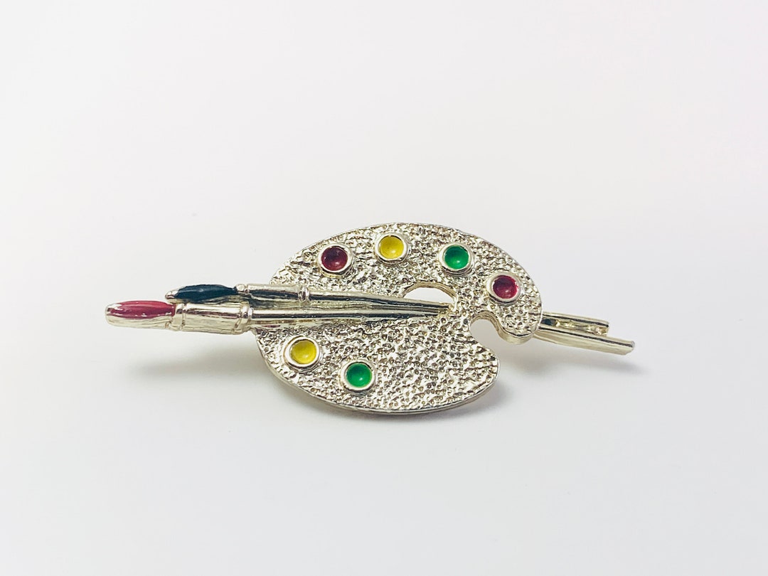 Vintage Gerrys Painters Brooch Etsy