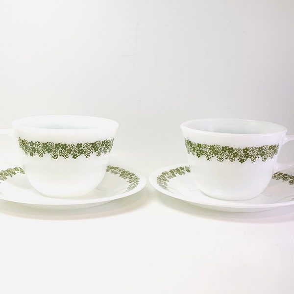 Vintage Corelle Spring Blossom, Crazy Daisy Dishes