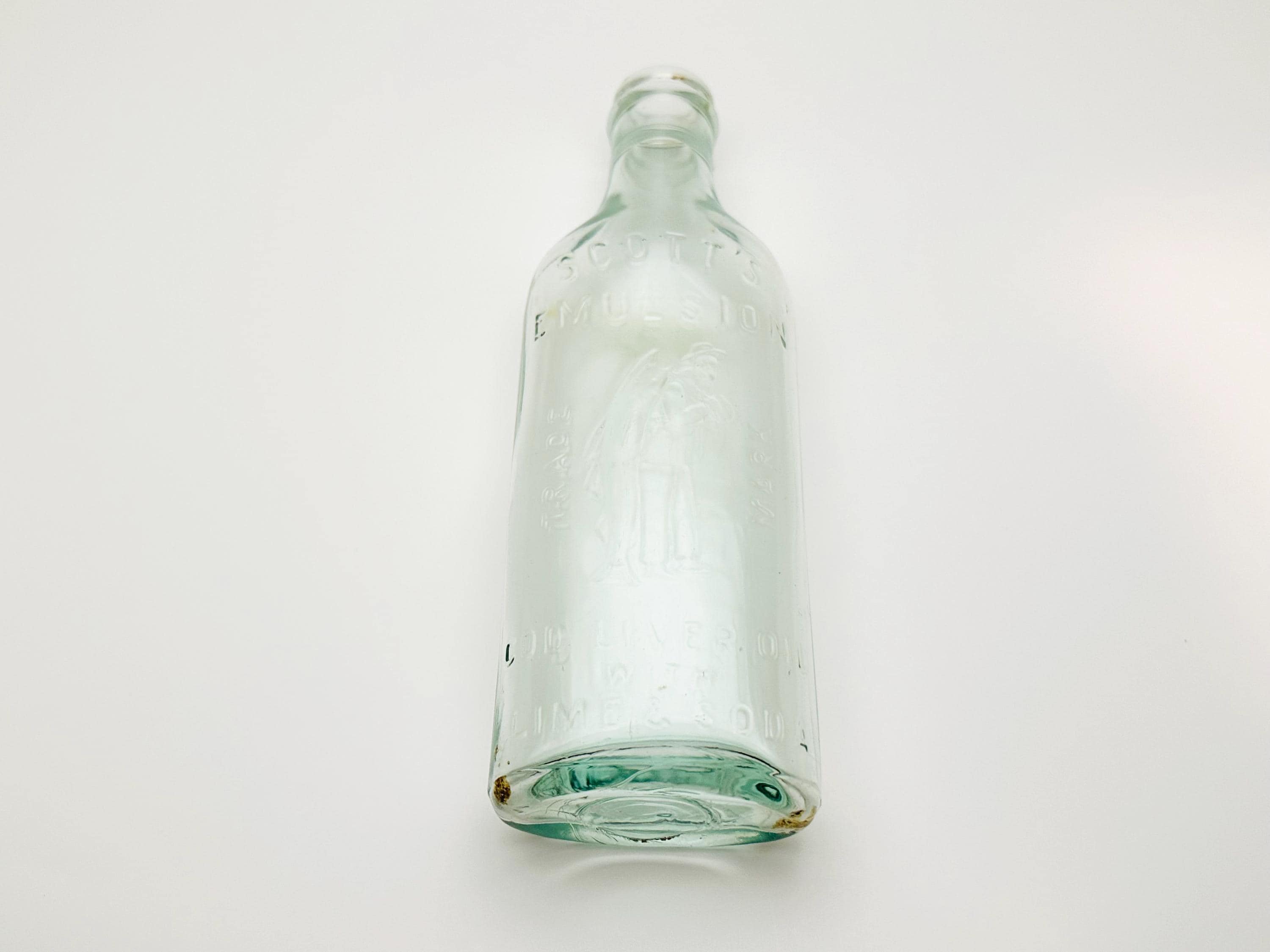 Extract of Malt and Cod Liver Oil アンティークポット【s0214