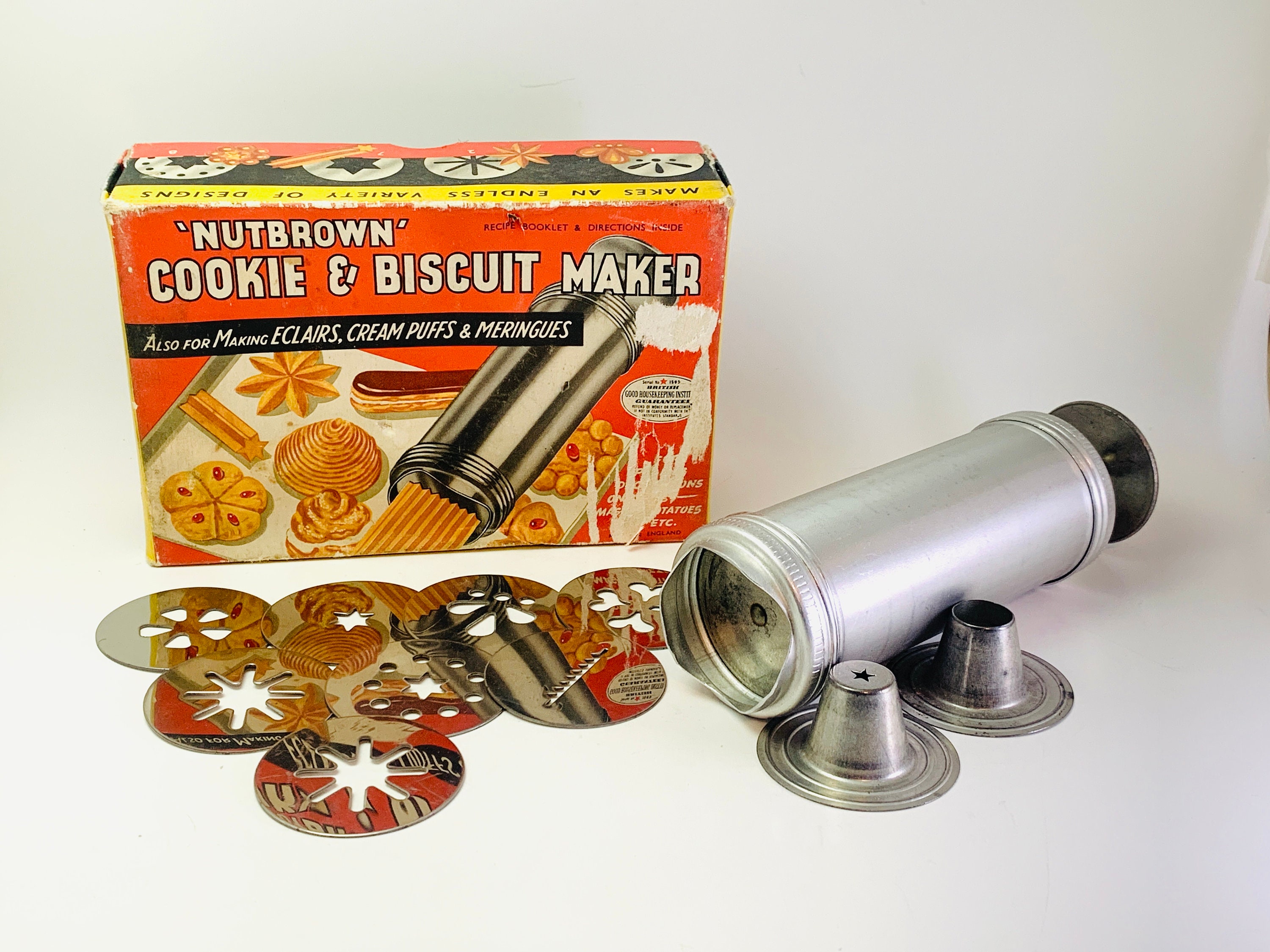 Vintage Nutbrown Cookie & Biscuit Maker 