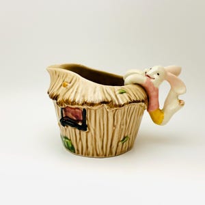 Vintage Bunny Cottage Creamer