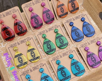 Crayon Statement Earrings
