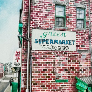 Green Street Supermarket Print