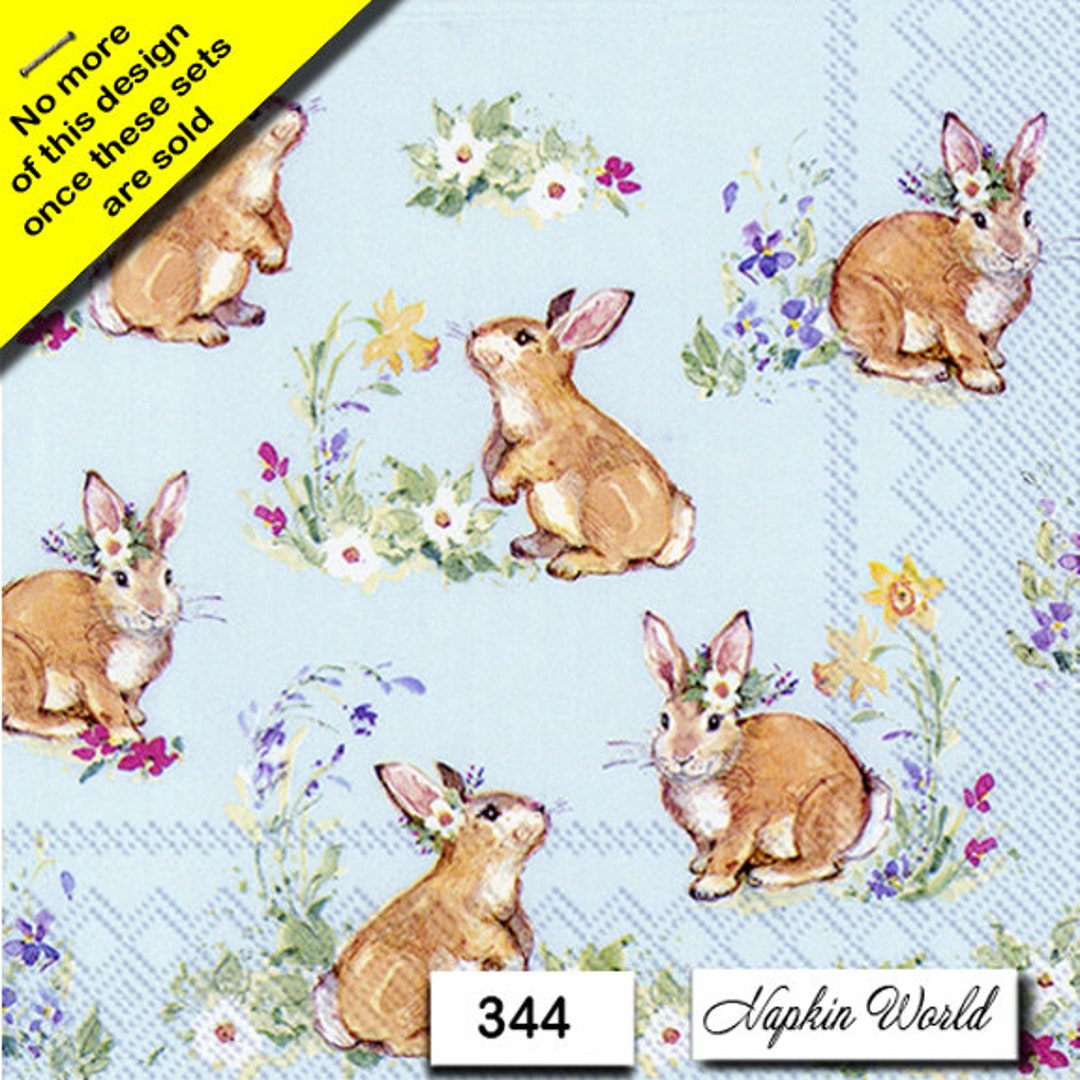 thumbnail image 2 of 2x Paper Luncheon Decoupage Napkins - Easter Chicks & Egg Chickens Craft Art 2 of 3