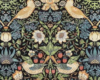 FREE SHIP - Two Paper Luncheon Decoupage Art Craft Napkins - (Design 504) STRAWBERRY Thief Design Pattern William Morris