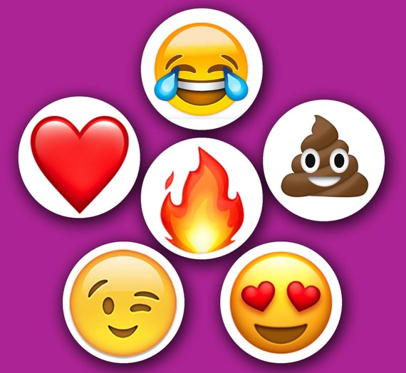 6 Emoji Pins Gift Pack 1 Inch Pins Crying Emoji Hear Etsy 6 Emoji Pins Gift Pack 1 Inch Pins Crying Emoji Hear Etsy