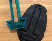 Custom Personalized Cookie Fondant Cutter Candle Black Flame Candle Cookie Cutter Witch Hanukkah Christmas Cookie Cutter