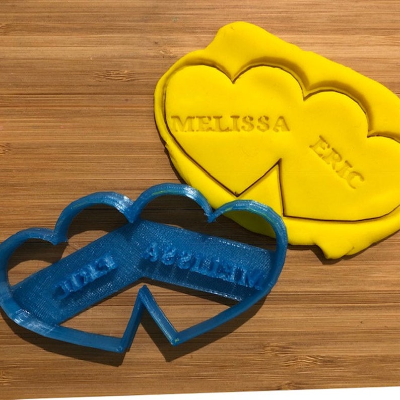 Custom Personalized Cookie /& Fondant Cutter BUNDLE Heart Cookie Cutter I Love You Cookie Cutter Sweetheart Cookie Cutter Valentine/'s Day