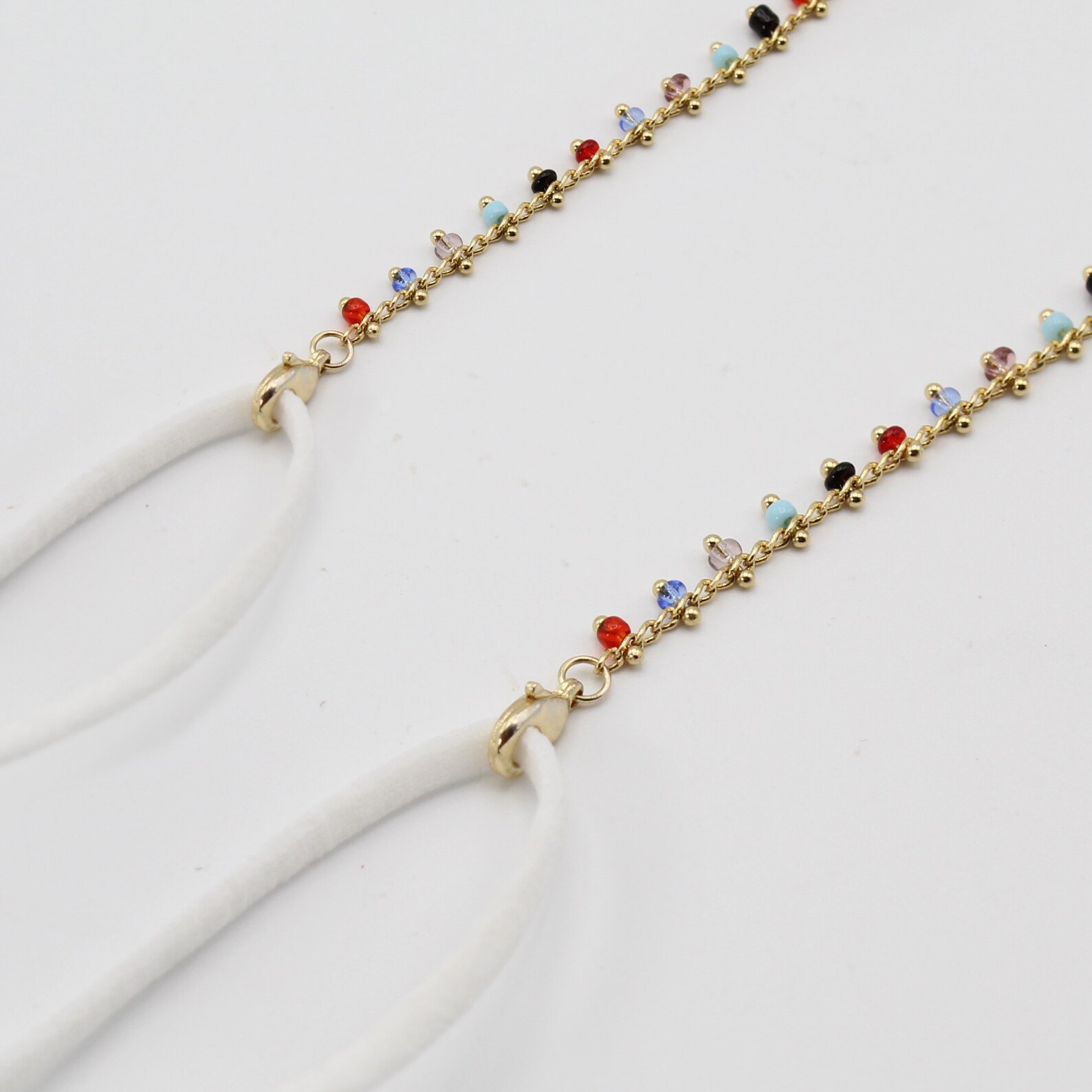 Face Mask Holder Beaded Chain Necklace 24inch Long for Women Etsy