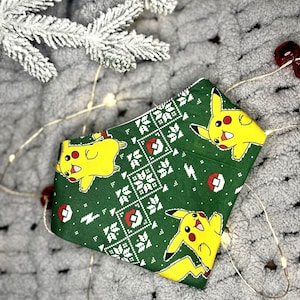 Holiday Pikachu Dog Bandana