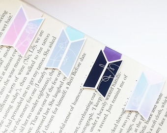 bts bookmarks etsy